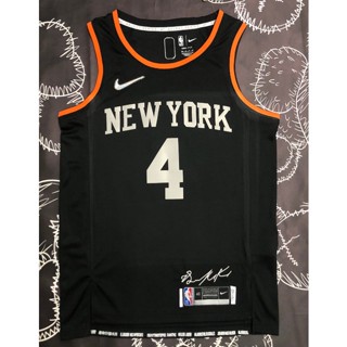 ขายดี เสื้อกีฬาบาสเก็ตบอล nba York Nicks No.4 Rose black mvp 2022 815738