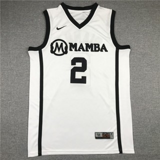 เสื้อกีฬาแขนสั้น ลายทีม Motion NBA Jersey No. 2 Gianna Gigi Sports Mamba White bz 843283