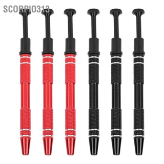 Scorpio313 3 pcs Piercing Ball Grabber Pick Up เครื่องมือ แบบพกพา 4 Prongs Bead Holder แหนบสำหรับทำเครื่องประดับ