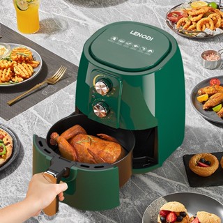 อุปกรณ์ทำครัว LENODI air fryer หม้อทอดไฟฟ้า หม้อทอดไร้น้ำมัน เตาอบไฟฟ้า เตาอบลมร้อน หม้ออบลมร้อน ระบบหมุนเวียนลมร้อน360°