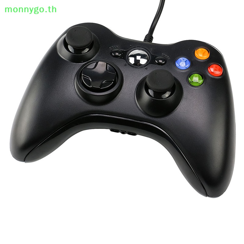 Monnygo จอยแพดควบคุมเกม แบบใช้สาย สําหรับ Xbox 360 & PC 7 8 10 TH