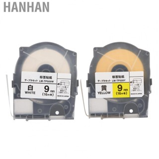 Hanhan Label Maker Tape Refill  PET Label Maker Refill Even Inking  for Switch