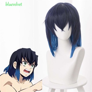 Bluevelvet วิกผมสั้น ทนความร้อน คอสเพลย์อนิเมะดาบพิฆาตอสูร