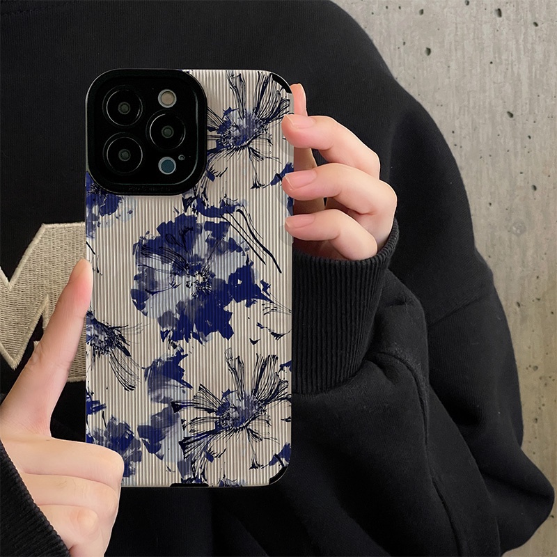 เคสโทรศัพท์มือถือ ลายดอกไม้กราฟฟิติ แบบเรียบง่าย สําหรับ IPhone 14 13 12 11 7 8 Pro Max XS XR 8 7 14 Plus