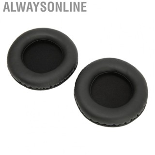 Alwaysonline Ear Pads  Soft Headphone Ear Pads Easy Installation Artificial Leather  for 100mm Headphones