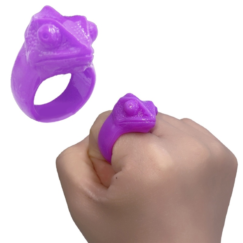 CH* Animal Lizard Teen Girls Chunky-Band-Ring Party Favor Jewelry