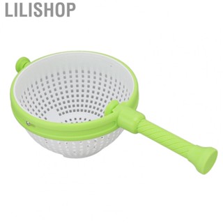 Lilishop Spinning Colander  Spinning Strainer Overhang Sides  for Home