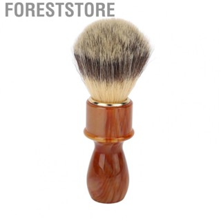 Foreststore Men Shaving Brush Home Hair Salon Ergonomic Resin Handle Soft Hair Shaving ADS