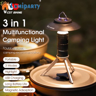 Lumiparty ไฟฉายฉุกเฉิน Led อเนกประสงค์ แบบพกพา สําหรับตั้งแคมป์กลางแจ้ง