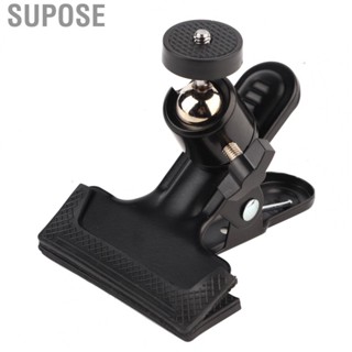 Supose Clamp Holder Mount Tripod 360 Degree Rotatable Ball Head 1/4in Screw