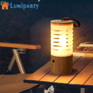 Lumiparty โคมไฟกลางคืน Led หรี่แสงได้ ชาร์จ Usb สําหรับตั้งแคมป์ เดินป่า กลางแจ้ง