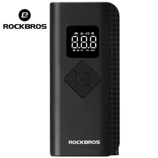 Rockbros เครื่องปั๊มลมไฟฟ้าไร้สาย แบบพกพา แรงดันสูง 150PSI สําหรับรถจักรยานไฟฟ้า