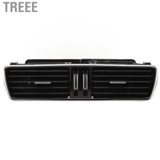 Treee 3AB819728A  High Strength Durable Center Dash AC Heater Air Vent Black Chrome Central Dashboard Air Out Vent Heat Resistant  for Car