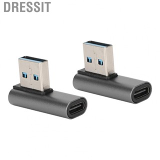 Dressit 2pcs USB To Type C Adapter USB3.0 Male To Type C Female Adapter Plug And Play