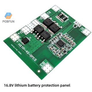 Pcbfun 4s 3.2v Lifepo4 / 4s 3.7v Li-ion โมดูลบอร์ดป้องกันการชาร์จแบตเตอรี่