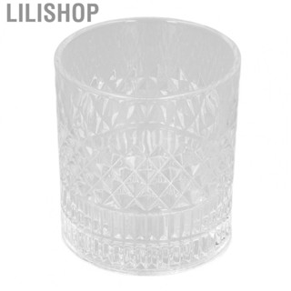 Lilishop Whiskey Glass 300ml  Grade Durable Glass Carved Designs Glass US