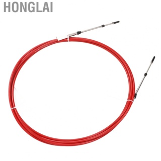 Honglai 17FT Boat Outboard Engine Throttle Cable Flexible Rust Proof Red Protective Cover Fit for Force Marine  Control Cable