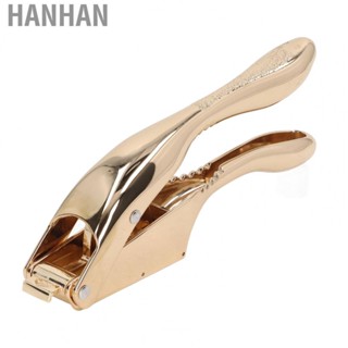 Hanhan Garlic Press Gold Color Aluminium Alloy Garlic Press Style  Design