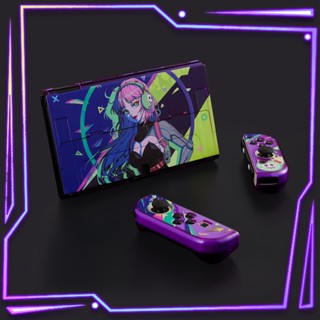 เคส Cyber Purple Girl สําหรับ Nintendo Switch OLED