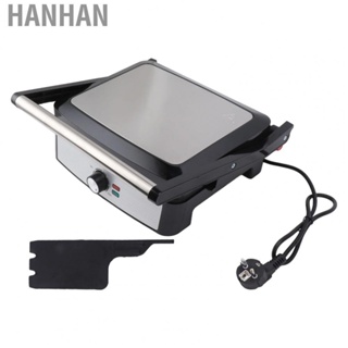 Hanhan Sandwich Maker  Non Stick 2200W Double Sided Heating High Efficiency Electric Panini Press Maker Long Lasting  for Restaurant