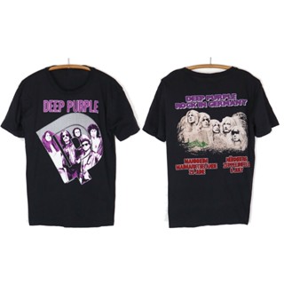 เสื้อยืด ลาย 1985 Fan Deep สีม่วง สไตล์วินเทจ