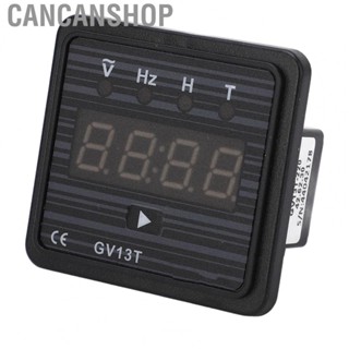 Cancanshop Digital Voltmeter AC Voltage Frequency Time Meter  Display High Accuracy Voltage Gauge for 220VAC System voltage meter