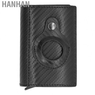 Hanhan Wallet  Mens  Bifold Wallet Blocking Technology PU  for Mens for IOS Locator