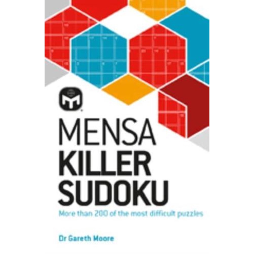 Mensa Killer Sudoku More Than 200 ของ Puzz จํานวนที่ยากที่สุด โดย Dr Gareth Moore,Mensa Ltd (ฉบับสหร