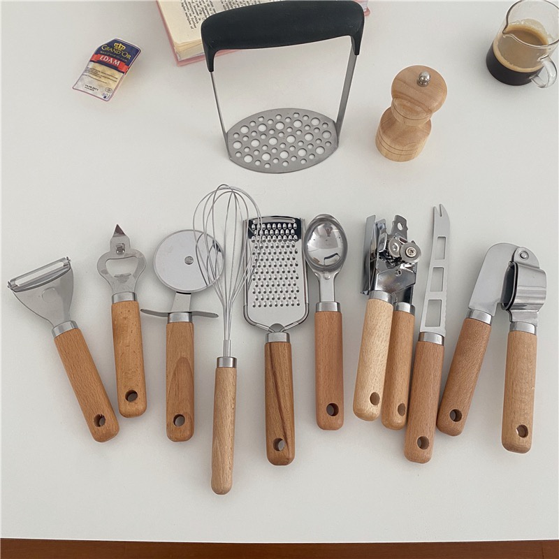 HERA ที่เปิดขวด ที่บดกระเทียม มีดปอกผลไม้ เครื่องตีไข่ ที่ตีไข่ เครื่องครัว Kitchen Gadgets Bottle Opener Garlic Press Peeler Egg Beater Grater Can Opener