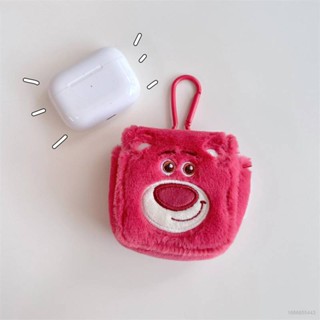 Gt2 Lotso กระเป๋าใส่เหรียญ ตุ๊กตาหมี สตรอเบอร์รี่ สําหรับเด็กผู้หญิง Airpods