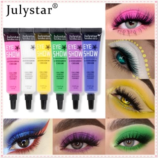 Julystar Matte Eye Shadow Colourful Liquid Paint Eyeshadow Cream Smooth Non Smudging Waterproof Long Lasting Party Eye Makeup 6 Designs JOYFEEL