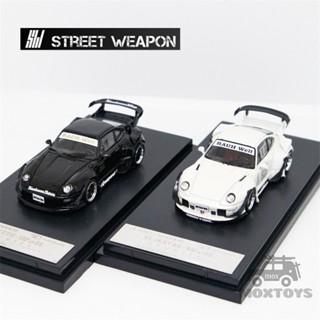 โมเดลรถยนต์ 1:64 RWB 993 สีขาว ดํา