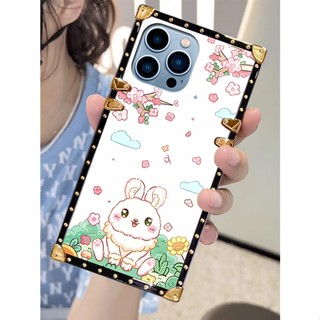 เคสโทรศัพท์มือถือ ทรงสี่เหลี่ยม กันกระแทก ลายการ์ตูนน่ารัก แฟชั่นหรูหรา สําหรับ OPPO Reno 8T 8Z 7Z 10 9 8 7 6 5 Pro 6Z 5Z 5F 4Z 4F 4 Pro 4G 5G Reno 3 2 Z 2F 2Z 2 Z