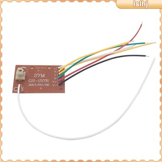 [Lslhj] โมดูลควบคุมแผงสวิตช์ PCB 4CH รับสัญญาณรีโมตคอนโทรล สําหรับรถบรรทุกบังคับ