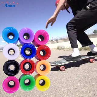 【Anna】4Pcs Sports PU Skateboard Longboard Street Skate  Wheels 60x45mm 78A AU NEW