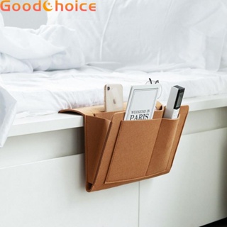 【Good】1 Pcs Sofa Bedside Storage Hanging Bag Felt Organizer Pocket Remote Book Holder【Ready Stock】