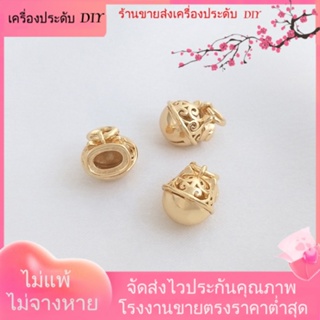 💖เครื่องประดับ DIY ขายส่ง💖จี้กระดิ่งแมวนําโชค ชุบทอง 14k ฝังใบหน้า แฮนด์เมด DIY สําหรับทําเครื่องประดับ สร้อยคอ สร้อยข้อมือ[จี้/ลูกปัด/สร้อยคอ/สร้อยข้อมือ/ต่างหู/กําไลข้อมือ]