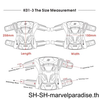 สนับเข่า K01-3 สะท้อนแสง สีดํา สําหรับแข่งรถจักรยานยนต์วิบาก 2 ชิ้น