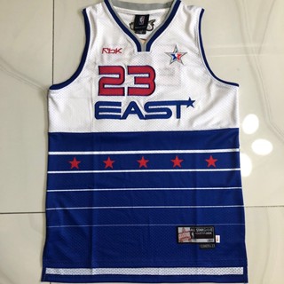 เสื้อกีฬาบาสเก็ตบอล ปักลาย NBA Cleveland Knights LeBron James 06 All-Star Jersey AU 511658