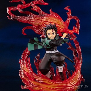 พร้อมส่ง ฟิกเกอร์ FiguartsZeroFZ Demon Slayer Tanjiro God of Fire Kagura คุณภาพสูง สําหรับตกแต่ง จัดส่ง 24 ชั่วโมง