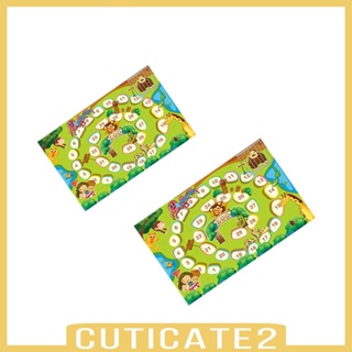 [Cuticate2] สติกเกอร์ตัวเลข ลายรอยเท้า ลอกออกได้ สําหรับติดตกแต่งห้องเรียน