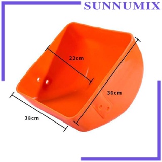 [Sunnimix] ถาดใส่อาหารสัตว์เลี้ยง หมู สําหรับให้อาหารสัตว์เลี้ยง