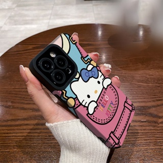 เคสโทรศัพท์มือถือหนัง ซิลิโคนนิ่ม TPU ลายเฮลโลคิตตี สําหรับ OPPO A53 A33 A31 A15s A15 A12e A3s A78 A52 A92 A5 A9 A76 A96 A77 F11 Reno 4 5 6 7Z 8Z 8 Pro 5 | Zd B067