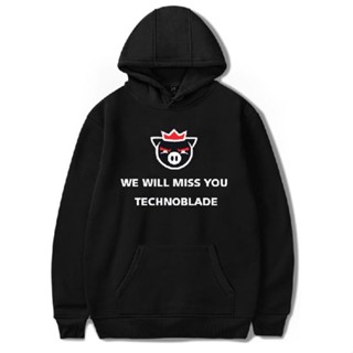 Rip Technoblade เสื้อกันหนาว เสื้อวอร์ม มีฮู้ด แบบสวมหัว ขนาดใหญ่ 4XL สําหรับผู้ชาย ผู้หญิง 003