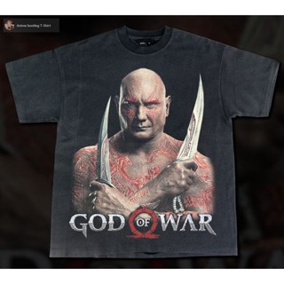 เสื้อยืดผ้าฝ้ายแฟชั่น God of war  bootleg T-Shirt