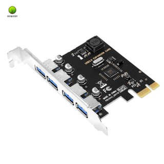 Ssu อะแดปเตอร์ฮับ 4 พอร์ต USB 3.0 PCI-E PCI Express PCIe USB 3.0 4 พอร์ต USB3.0 USB3.0 PCIe