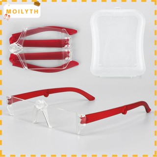 Moilyth Fashion Foldable Portable Reading Glasses Ultra Light Frame Eye Protection With Glasses Case