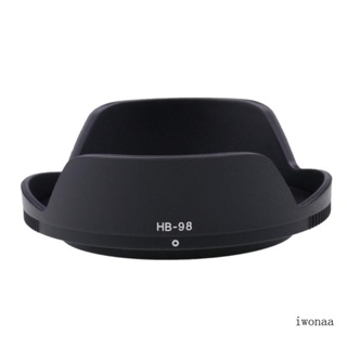 Iwo เลนส์ฮู้ด สีดํา HB-98 สําหรับ Z-24-50 มม. f 4-6 3 เลน Shade สําหรับภาพที่มีคุณภาพ