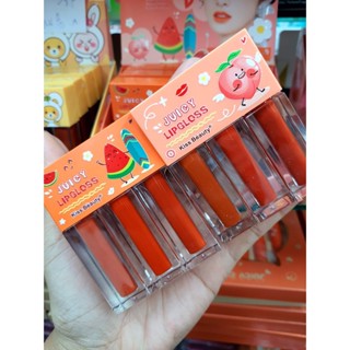 ส่งเร็ว 70015-03ABลิปกรอสคิดบิวตี้เซ็ท3ชิ้น ลิปกรอสแม็ท สั่งเยอะแชท