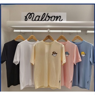 Malbon Golf Jersey เสื้อยืดคอกลม แขนสั้น ผ้าฝ้าย พิมพ์ลาย สําหรับทุกเพศ ทุกวัย